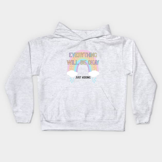 Everything Will Be Okay JK Kids Hoodie by TheBadNewsB